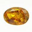 Orange Oval Diamond 1.23 Carat I1