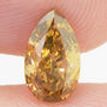 Pear Shape Diamond Fancy Brownish Orange 0.82 Carat VS2