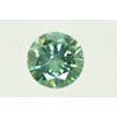 Round Diamond Fancy Green Color 2.01 Carat SI1
