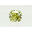 Cushion Shape Diamond Chameleon Fancy Green Loose 1.01 Carat GIA Certificate