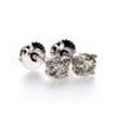 Real Diamond Solitaire Stud Earrings 0.82 TCW