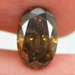 Loose Oval Diamond Fancy Brown 2.15 Carat I1