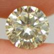 GIA Natural Diamond Loose Certified 1 ct Fancy Yellow Brown Round Brilliant Cut