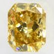 Radiant Cut Diamond Fancy Yellow Brown 1.03 Carat SI2 IGI Certified