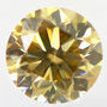 Round Cut Diamond Natural Fancy Brown Color 0.61 Carat VS2 IGI Certified