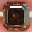 Loose Asscher Diamond Fancy Brown 1.10 Carat SI1
