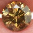 Loose Brown Diamond Round Shaped Fancy Color 1.01 Carat SI2 Certified Natural