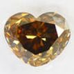 Heart Shape Diamond Fancy Brown 2.11 Carat VS2 IGI Certificate