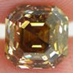 Asscher Diamond Fancy Brown Color VS2 Certified 2.08 Carat