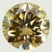 Certified Round Diamond Fancy Brown 2.05 Carat VS2