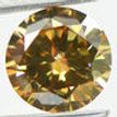 Loose Round Diamond Natural Fancy Brown VS2 2.01 Carat