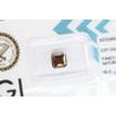 Asscher Cut Diamond 2 Carat Brown Color SI2 IGI Certificate