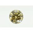 Loose Round Diamond Fancy Brown Color SI2 Certified 2.20 Carat