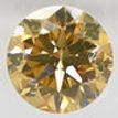 Round Cut Diamond Natural Fancy Brown Color 1.00 Carat SI2 IGI Certificate