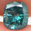 Cushion Diamond 1 ct Loose Real Fancy Blue Enhanced I1 Certified 6.28X5.64 MM