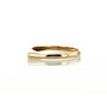 Women's Diamond Pinky Ring Tiny Signet Stacking Solid 14K Rose Gold 0.02ct F VS2