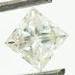 Loose Princess Cut Diamond 0.90 Carat G/SI2
