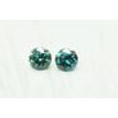 Loose Green Round Diamonds Matching Pair 0.41 TCW VS2/SI1