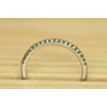 Yellow Diamond Wedding Band Ring 14K White Gold 0.20 TCW