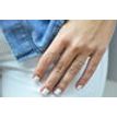 Yellow Diamond Wedding Band Ring 14K White Gold 0.20 TCW