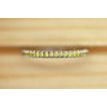 Yellow Diamond Wedding Band Ring 14K White Gold 0.20 TCW