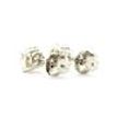 Diamond Stud Earrings Round 0.80 TCW G SI1 Solid 14K White Gold
