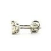 Diamond Stud Earrings Round 0.80 TCW G SI1 Solid 14K White Gold