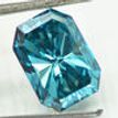 Loose Radiant Diamond Fancy Blue 5.07 Carat VS2 11.48X8.27 MM