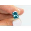 Loose Radiant Diamond Fancy Blue 5.07 Carat VS2 11.48X8.27 MM