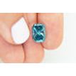 Loose Radiant Diamond Fancy Blue 5.07 Carat VS2 11.48X8.27 MM