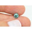 Loose Blue Diamond Round Shape Fancy Color 0.70 Carat VS2 Enhanced Real 5.68X5.64MM For Engagement Ring