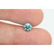 Loose Blue Diamond Round Shape Fancy Color 0.70 Carat VS2 Enhanced Real 5.68X5.64MM For Engagement Ring