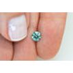 Loose Blue Diamond Round Shape Fancy Color 0.70 Carat VS2 Enhanced Real 5.68X5.64MM For Engagement Ring