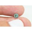 Loose Round Shaped Fancy Blue Diamond 0.51 Carat SI1 4.99X4.92 MM