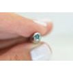 Loose Round Shaped Fancy Blue Diamond 0.51 Carat SI1 4.99X4.92 MM