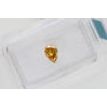 Pear Shape Diamond Fancy Orange Brown 0.33 Carat SI2 IGI Certificate