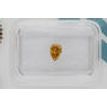 Pear Shape Diamond Fancy Orange Brown 0.33 Carat SI2 IGI Certificate