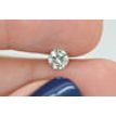 Round Diamond Natural K VS2 0.53 Carat HRD Certified