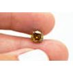 Cushion Cut Diamond Natural Fancy Orange Yellow 1.54 Carat  