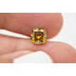 Cushion Cut Diamond Natural Fancy Orange Yellow 1.54 Carat  