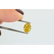 Oval Cut Diamond Fancy Orange Yellow Color 1.01 Carat VS2
