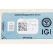 Round Cut Diamond Fancy Blue 0.31 Carat I1 IGI Certificate