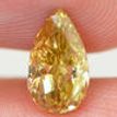 Pear Shape Diamond Fancy Brownish Yellow 1.00 Carat SI1