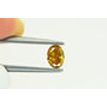 Oval Cut Diamond Fancy Orange Yellow 0.56 Carat VS2