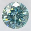 Round Diamond Fancy Blue Color 0.31 Carat SI2 IGI Certificate