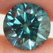 Round Shape Diamond Fancy Blue Certified 1.51 Carat VVS2