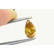 Pear Shape Diamond Natural Fancy Orange 0.60 Carat SI1