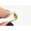 Pear Shape Diamond Natural Fancy Orange 0.60 Carat SI1
