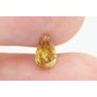 Pear Shape Diamond Natural Fancy Orange 0.60 Carat SI1