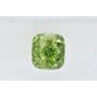 Cushion Cut Diamond Fancy Green 0.46 Carat VVS2 IGI Certificate